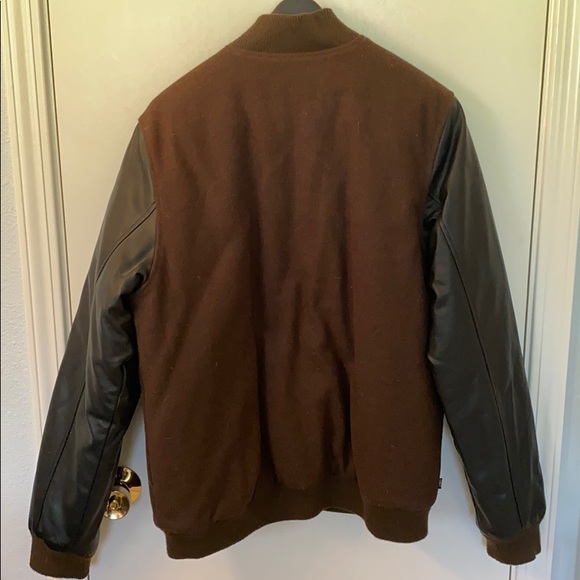 Men’s Obey letterman jacket - Picture 2 of 2